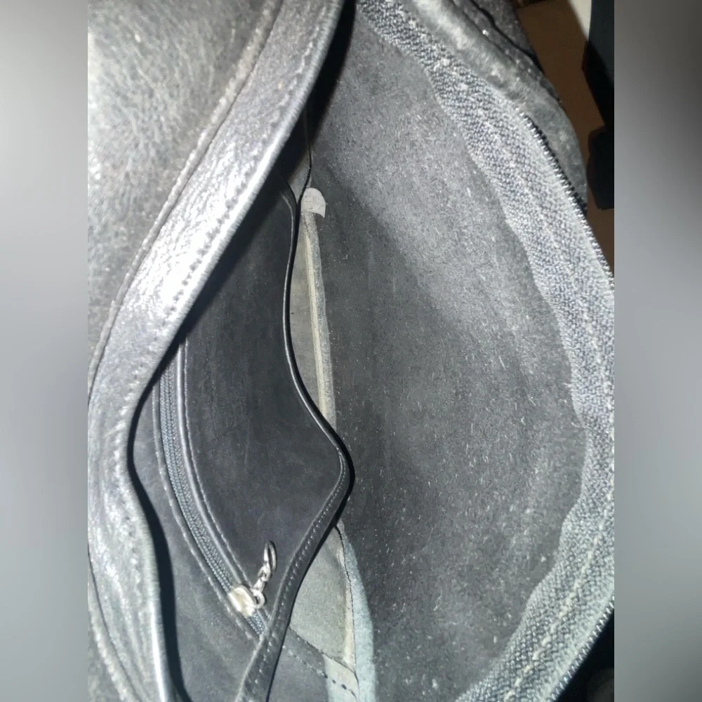 Vintage COACH Slim Leather Backpack Black 9405 - Picture 8 of 10